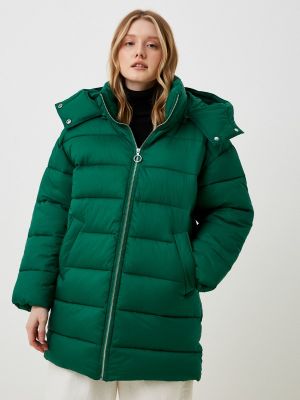 Утепленная куртка United Colors Of Benetton зеленая