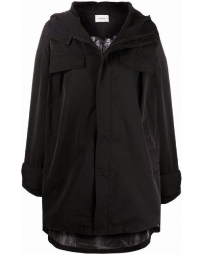 Chaqueta con capucha oversized Holzweiler negro