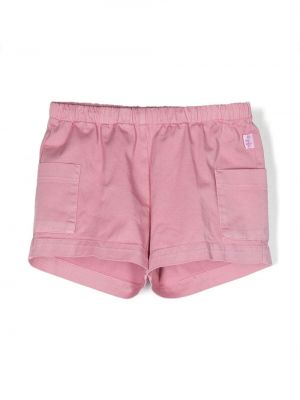 Shorts med fickor för tjejer Il Gufo rosa