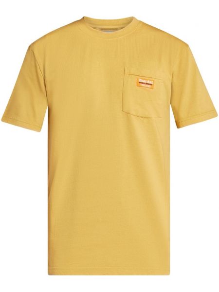 Medvilninis marškinėliai Market geltona
