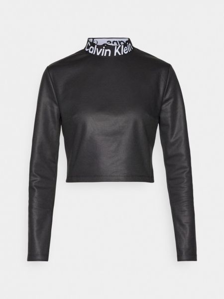 Bluzka Calvin Klein Jeans czarna