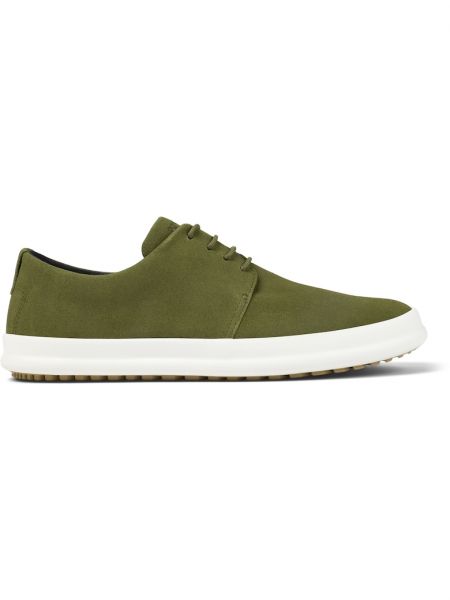 Замшевые туфли Camper зеленые