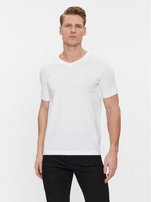 Marškinėliai slim fit Karl Lagerfeld balta