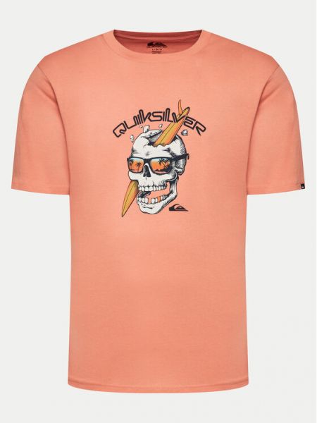 Priliehavé tričko Quiksilver oranžová