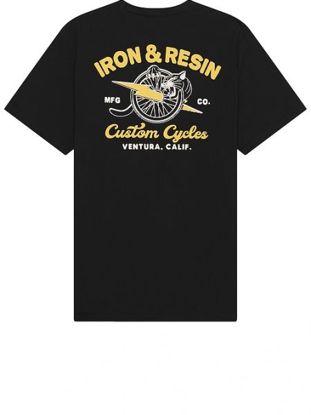 Camiseta Iron & Resin negro
