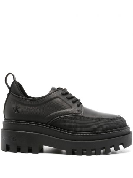 Læder brogues Calvin Klein Jeans sort