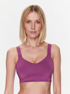 Sutien fără armătură Calvin Klein Performance violet