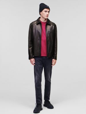 Prijelazna jakna Karl Lagerfeld crna