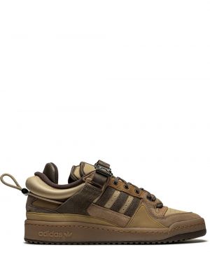 Zapatillas con hebilla Adidas Forum marrón