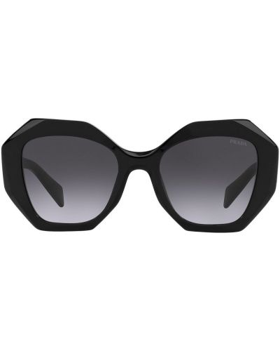 Büyük boy degrade gözlük Prada Eyewear siyah