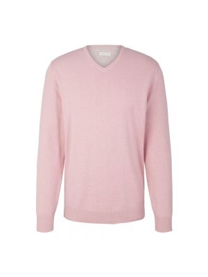 Aus baumwoll mit v-ausschnitt Tom Tailor pink