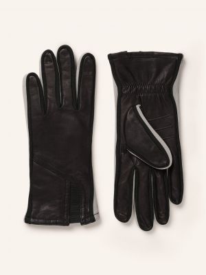 Rękawiczki skórzane Kessler czarne
