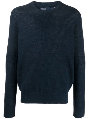 Rūtainas vilnas kapučdžemperis ar banti Polo Ralph Lauren