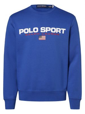 Bluza z nadrukiem Polo Sport niebieska