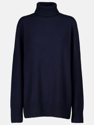 Jersey de lana de cachemir de tela jersey The Row azul