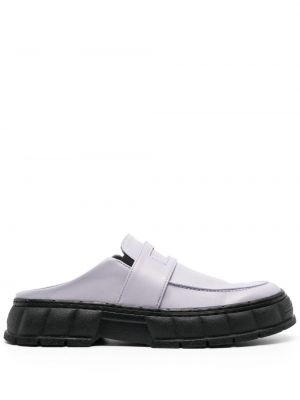 Pantofi loafer chunky Virón violet