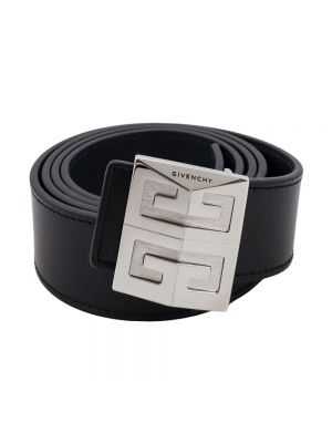 Cinturón de cuero reversible Givenchy negro