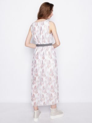 Sukienka długa Armani Exchange biała