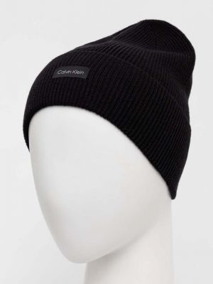 Volneni klobuk Calvin Klein črna