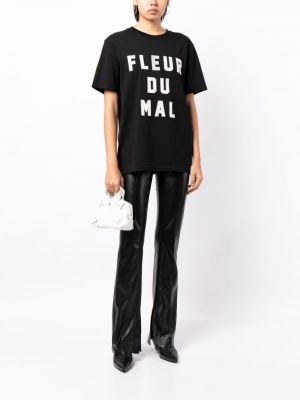 T-krekls ar izšuvumiem džersija Fleur Du Mal