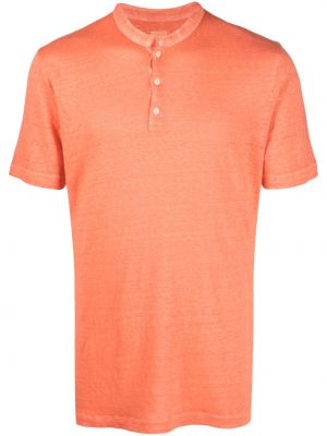 Leinen t-shirt 120% Lino orange