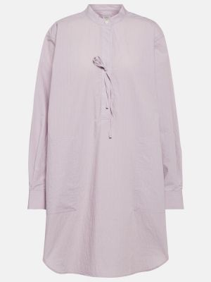Mini robe en coton Toteme violet