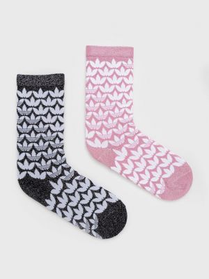 Чорапи Adidas Originals розово