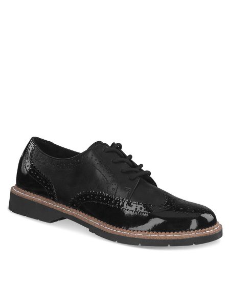 Pantofi oxford S.oliver negru