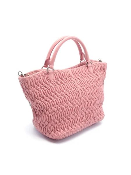 Bolsa de hombro de cuero Miu Miu Pre-owned rosa