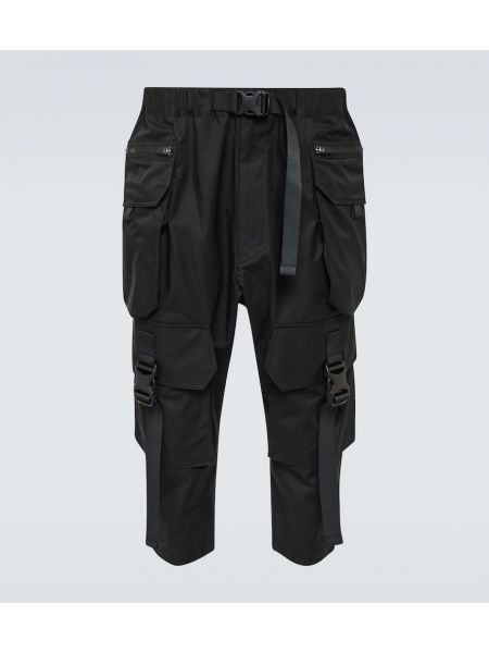 Pantaloni cargo din bumbac Junya Watanabe negru