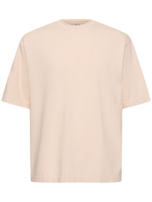 Camiseta de algodón Acne Studios rosa