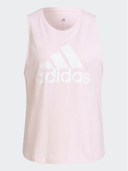 Růžový top Adidas