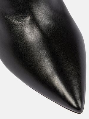 Iš natūralios odos aulinukai Saint Laurent juoda