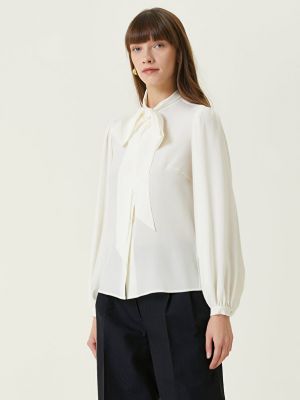 Шелковая блузка Etro белая