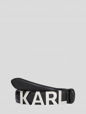 Pásek Karl Lagerfeld černý