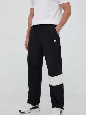 Панталон с принт Adidas Originals черно