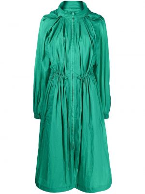 Φόρεμα με κουκούλα Juun.j πράσινο