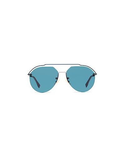 Солнцезащитные очки Fendi, голубые