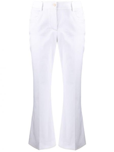 Pantalones rectos Alberto Biani blanco