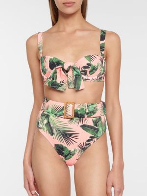 Bikini mit print Alexandra Miro pink