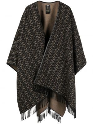 Poncho Fendi svart