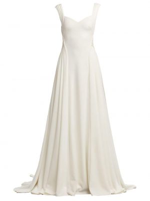 Φόρεμα ντραπέ Tadashi Shoji λευκό
