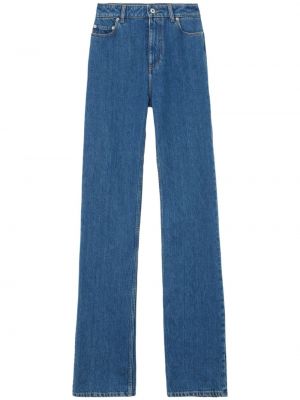 Straight jeans aus baumwoll Burberry blau