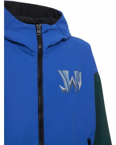 Nylónová bunda na zips Jw Anderson modrá