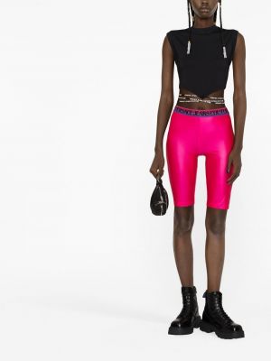 Shorts de sport Versace Jeans Couture rose