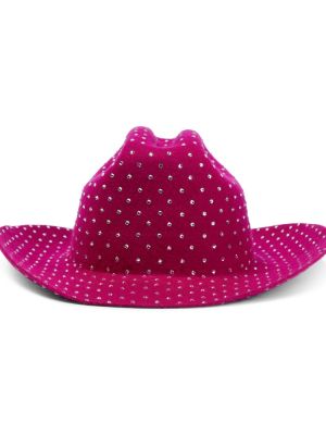 Sombrero de fieltro Ruslan Baginskiy rosa