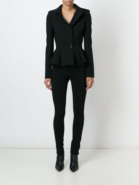 Pantalones con cremallera Givenchy negro