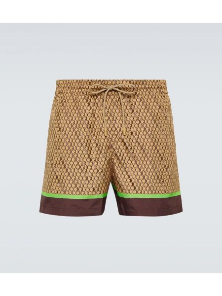 Trykt boxershorts Gucci beige