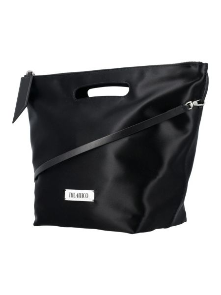Streetwear shopper handtasche mit taschen The Attico schwarz