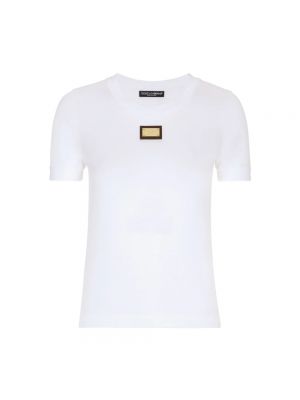 Camicia con scollo a barca Dolce & Gabbana Bianco